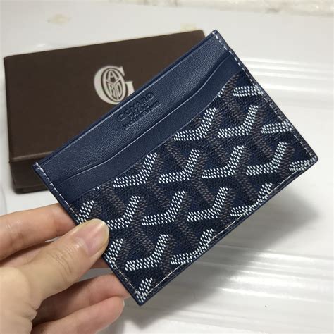 goyard mens card case|authentic goyard card holder.